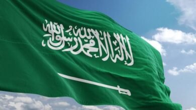 العلم السعودي صورة ارشيفية