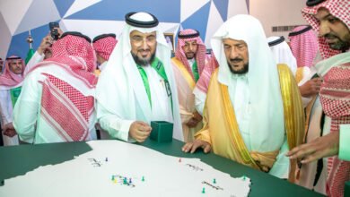 وزير الشئون الإسلامية والدعوة والإرشاد الدكتور عبد اللطيف بن عبد العزيز ال الشيخ أثناء الاحتفالية
