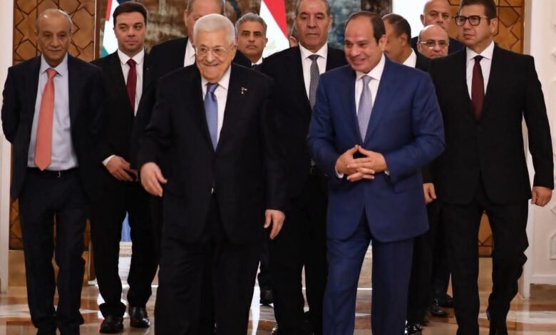 الرئيس السيسي و الرئيس الفلسطيني