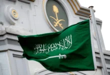 العلم السعودي صورة ارشيفية