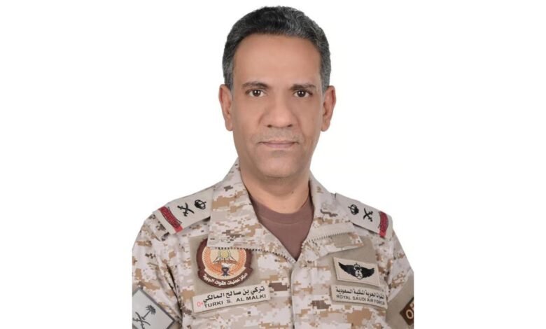 المتحدث باسم قوات التحالف لدعم الشرعية في اليمن اللواء الركن تركي المالكي
