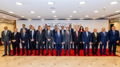 جانب من اجتماع محافظ البنك المركزي المصري ووزير الصناعة لإطلاق صندوق إعادة هيكلة المصانع المتعثرة
