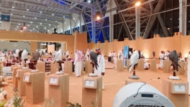 جانب من معرض الصقور السعودي الدولي 2026